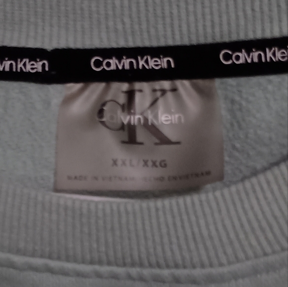 Mint Green Calvin Klein Crop Sweater_XXL - Picture 4 of 4